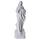 Bienheureuse Vierge de l'Assomption marbre blanc 100cm s1