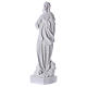Bienheureuse Vierge de l'Assomption marbre blanc 100cm s3