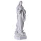 Bienheureuse Vierge de l'Assomption marbre blanc 100cm s4