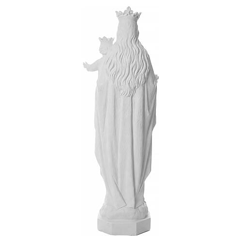 Maria die Helferin 100 cm Marmorstaub weiss 6