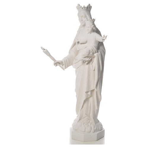 Mary Help of Christians statue in reconstituted marble, 100 cm 2