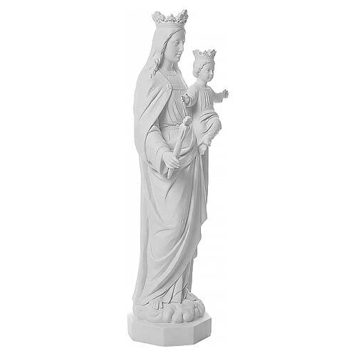 Mary Help of Christians statue in reconstituted marble, 100 cm 4