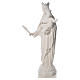 Vierge Marie Auxiliatrice marbre blanc 100 cm s6