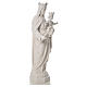 Vierge Marie Auxiliatrice marbre blanc 100 cm s8