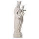 Vierge Marie Auxiliatrice marbre blanc 100 cm s4