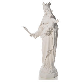Maria Auxiliadora 100 cm pó de mármore branco