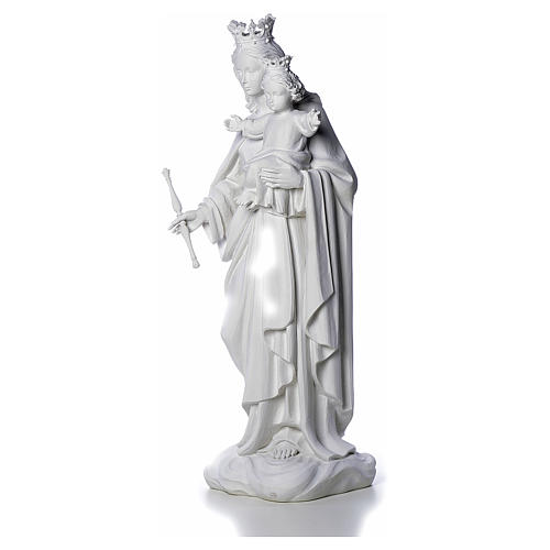 Mary Help of Christians statue in reconstituted marble 80 cm 2