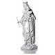 Vierge Marie Auxiliatrice marbre blanc 80 cm s2