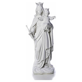 Maria Ausiliatrice cm 80 marmo bianco di Carrara