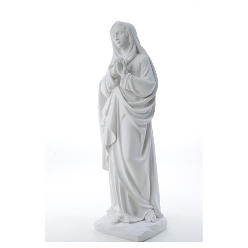 Notre Dame des Douleurs marbre blanc 80 cm 6