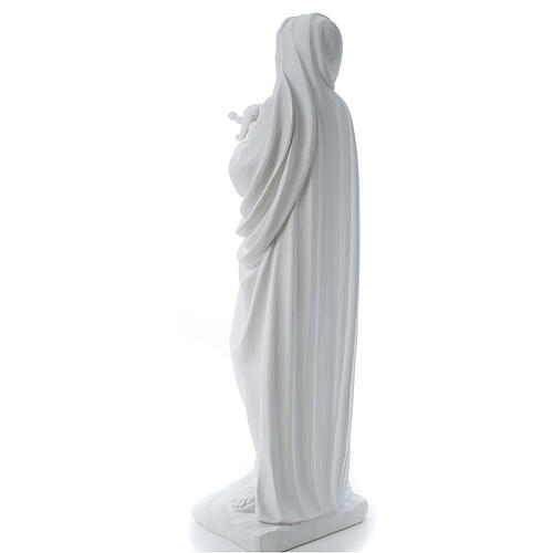 Notre Dame des Douleurs marbre blanc 80 cm 3