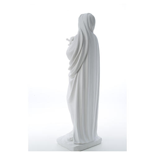 Nossa Senhora das Dores 80 cm mármore branco 7