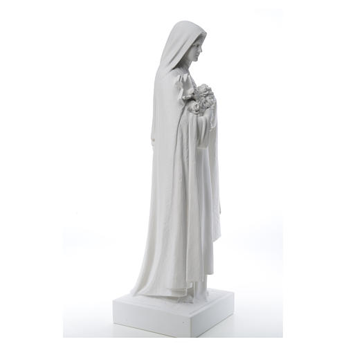 Saint Therese, 100 cm reconstituted marble statue 13