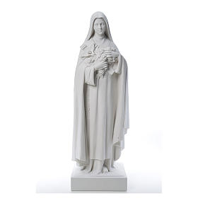 Statue Sainte Thérèse poudre de marbre 100 cm