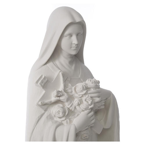 Statue Sainte Thérèse poudre de marbre 100 cm 9