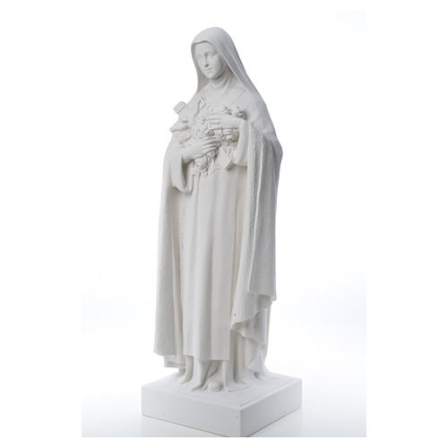 Statue Sainte Thérèse poudre de marbre 100 cm 11