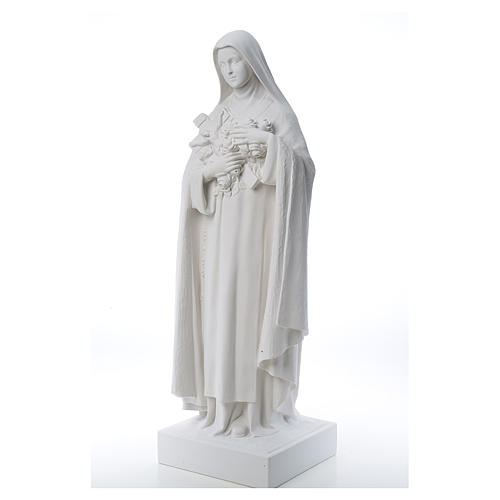 Statue Sainte Thérèse poudre de marbre 100 cm 2