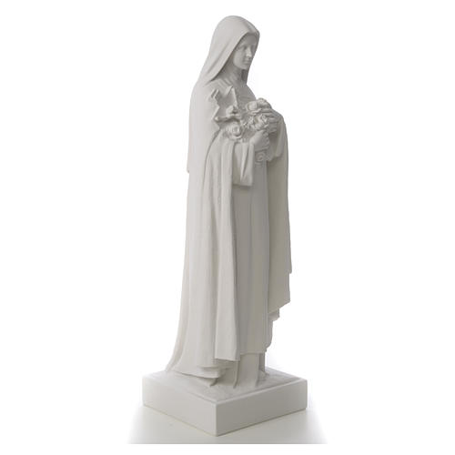 Saint Therese, 100 cm reconstituted marble statue 7