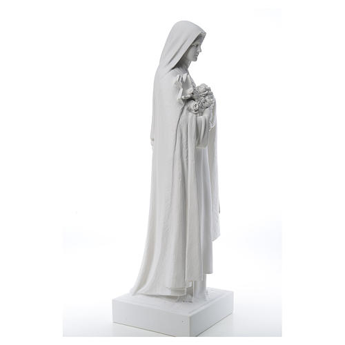 Saint Therese, 100 cm reconstituted marble statue 4