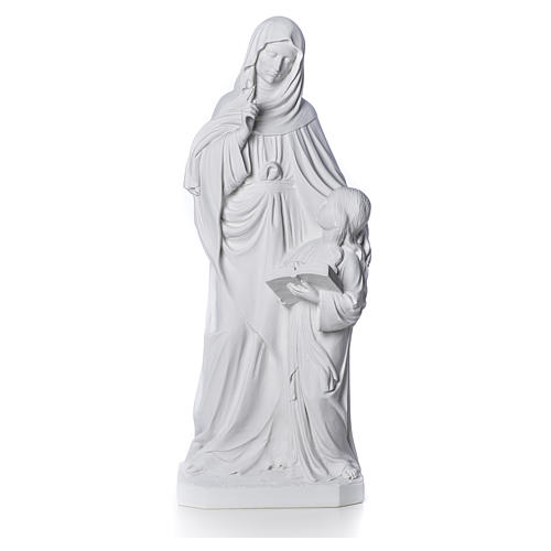 Saint Anna, 80 cm reconstituted marble statue 5