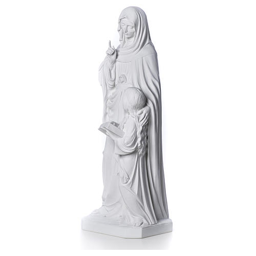 Saint Anna, 80 cm reconstituted marble statue 6