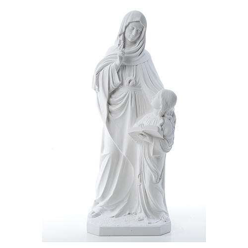 Statue Sainte Anna poudre de marbre 80 cm 1