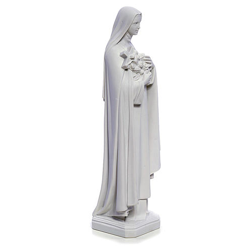Statue Heilige Teresa aus weissem Marmor 40 cm 4