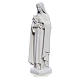 Statue Heilige Teresa aus weissem Marmor 40 cm s2