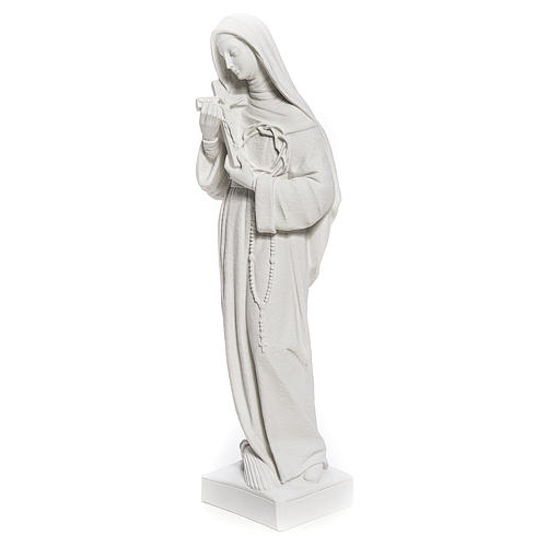 Saint Rita statue made of reconstituted marble 62 cm 2
