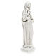 Statue Sainte Rita poudre de marbre blanc 62 cm s8
