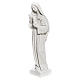 Statue Sainte Rita poudre de marbre blanc 62 cm s2