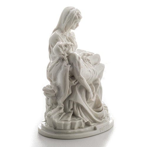 Estatua Piedad de Miguel Ángel mármol blanco 13-19 cm 3