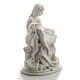 Estatua Piedad de Miguel Ángel mármol blanco 13-19 cm s3