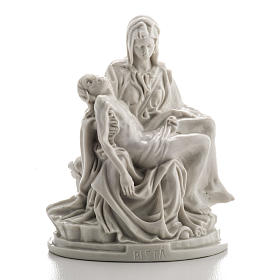 Vierge de Pitié poudre de marbre blanc 13-19 cm
