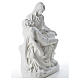 Statue Vierge de Pitié marbre blanc 53 cm s4