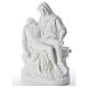 Pietà statue made of reconstituted marble 53 cm s2