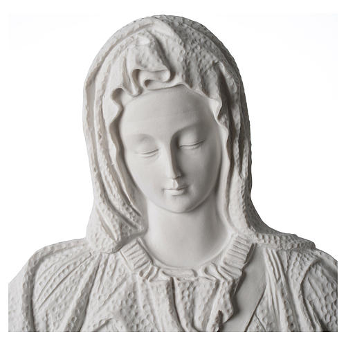 Applique Vierge de Pitié marbre 65-90 cm 2
