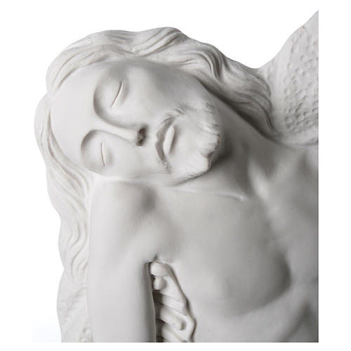 Applique Vierge de Pitié marbre 65-90 cm 3