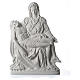 Applique Vierge de Pitié marbre 65-90 cm s1