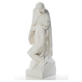 Pietà statue made of reconstituted white marble 60-80 cm