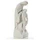 Pietà statue made of reconstituted white marble 60-80 cm s8