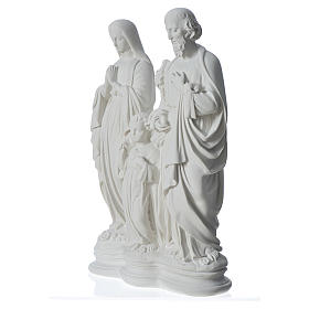 Holy Family statue in composite marble, 40 cm