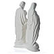 Holy Family statue in composite marble, 40 cm s8