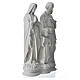 Holy Family statue in composite marble, 40 cm s3
