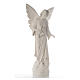 Angel with flowers in reconstituted marble, 100 cm s8