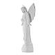 Angel with flowers in composite marble, 100 cm s4