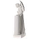 Angel with column statue in reconstituted marble, 90 cm s5