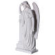 Ange avec colonne statue marbre blanc 85-110 cm s3