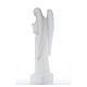 Angelo in preghiera 90 cm marmo bianco s7