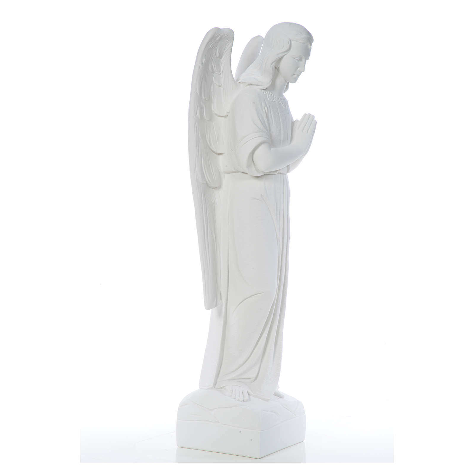 Angel praying, 90 cm statue in reconstituted marble online sales on